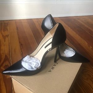 Zara black stiletto shoes